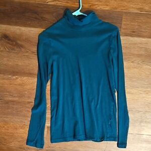 J Crew Mercantile Green Long Sleeve Turtleneck